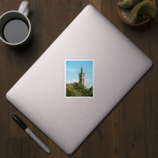 Scottish Photography Series (Vectorized) - University of Glasgow by MacPean